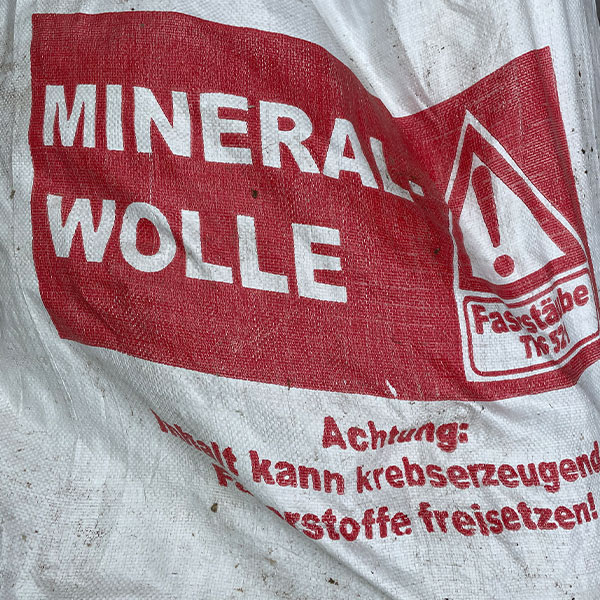 Annahme und Entsorgung von Dämmwolle, KMF - Dunkel Bauunternehmen